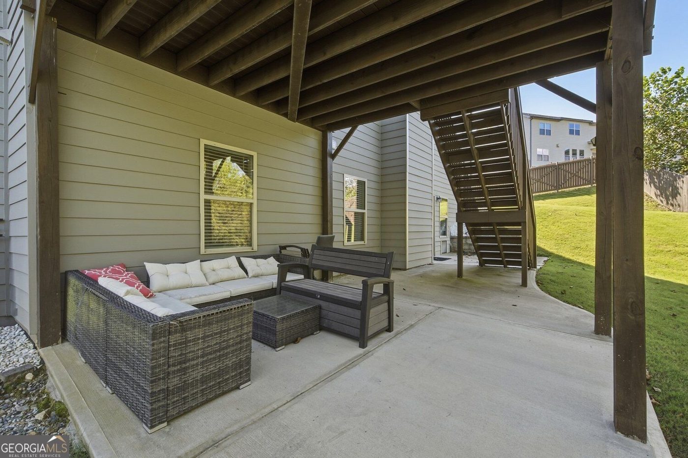 Covered patio