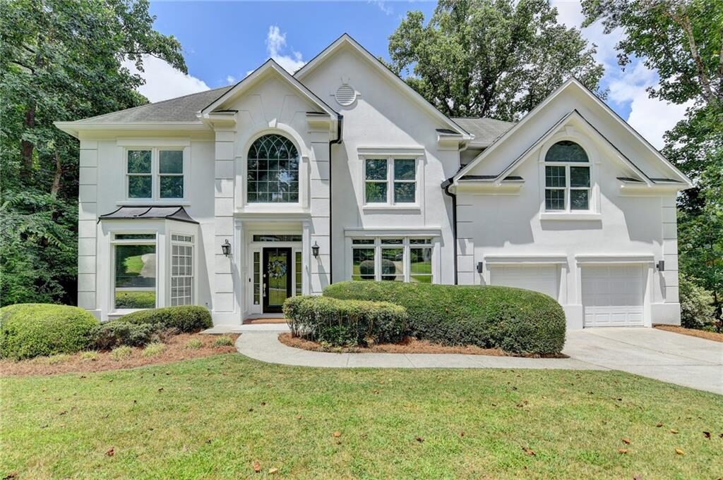 Front of the home in Waters Mill, Alpharetta