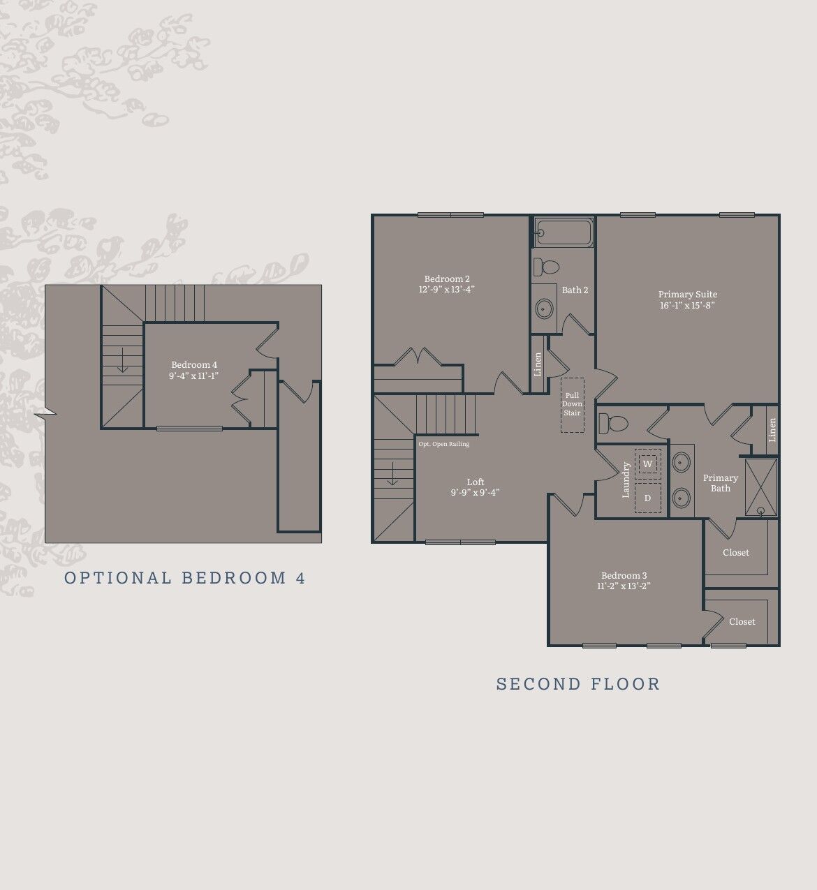 Ashford plan, second floor