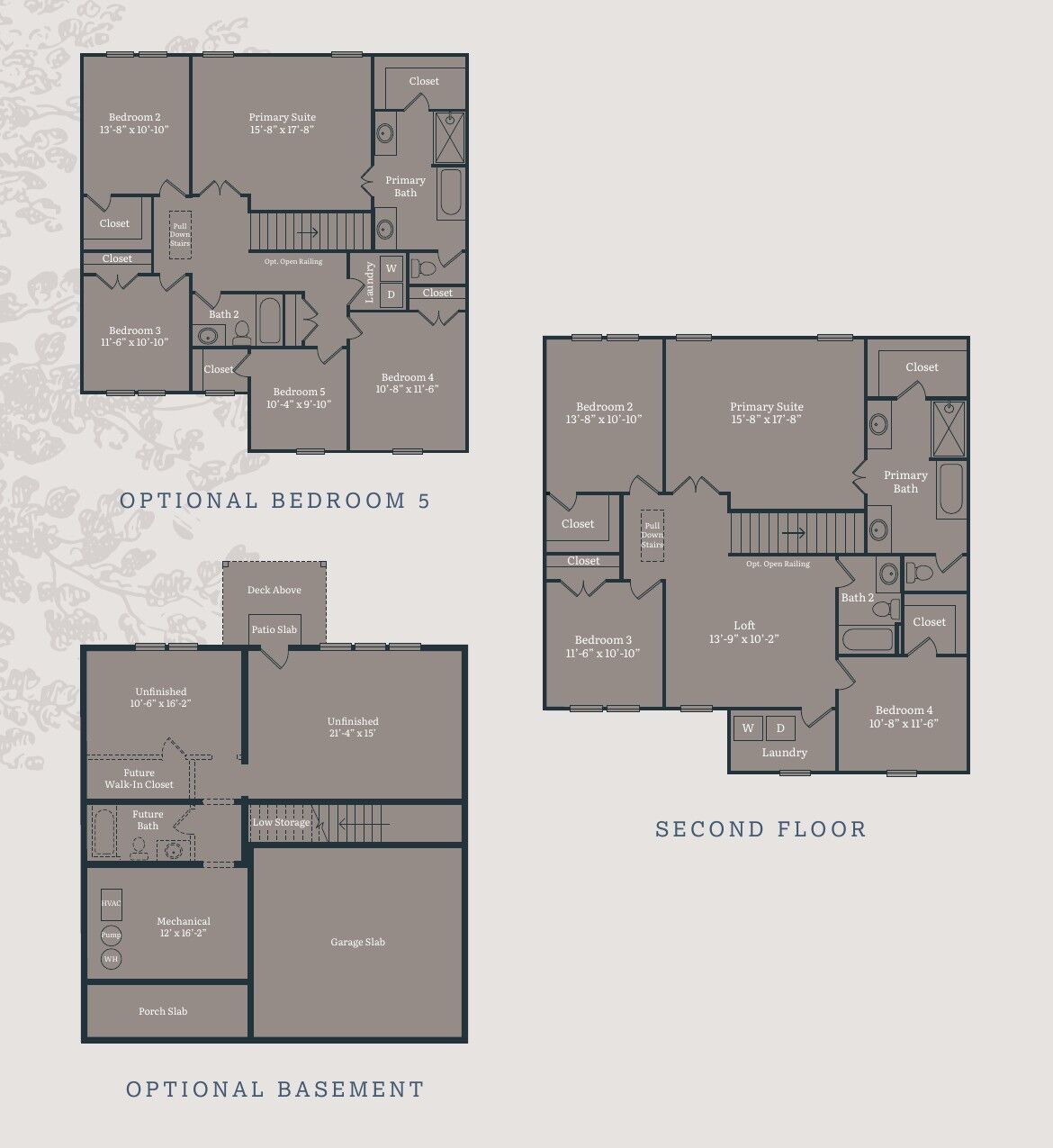 Bryant plan, second floor