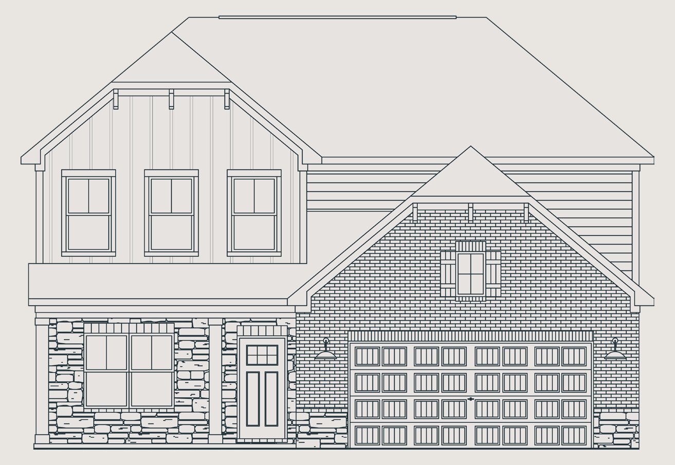 Cambridge plan, elevation C (drawing)
