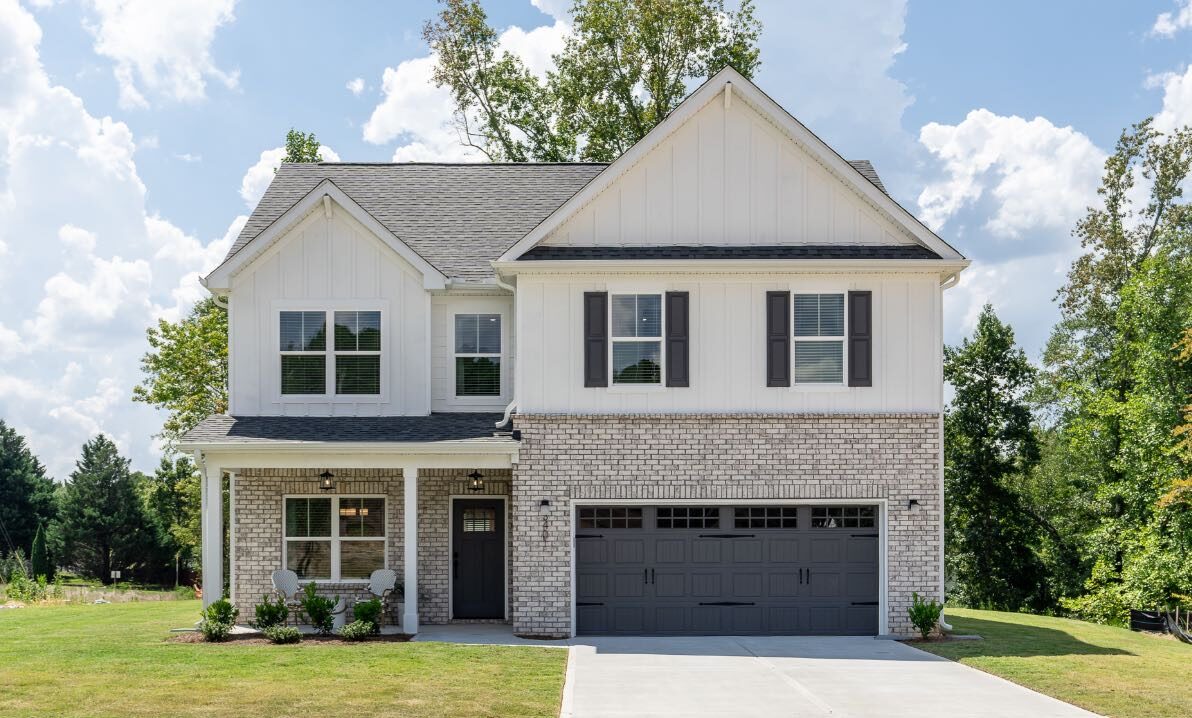 A finished home at Pepperpike Court in Loganville